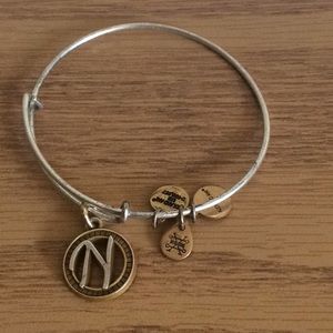 “N” Initial Alex and Ani Bracelet